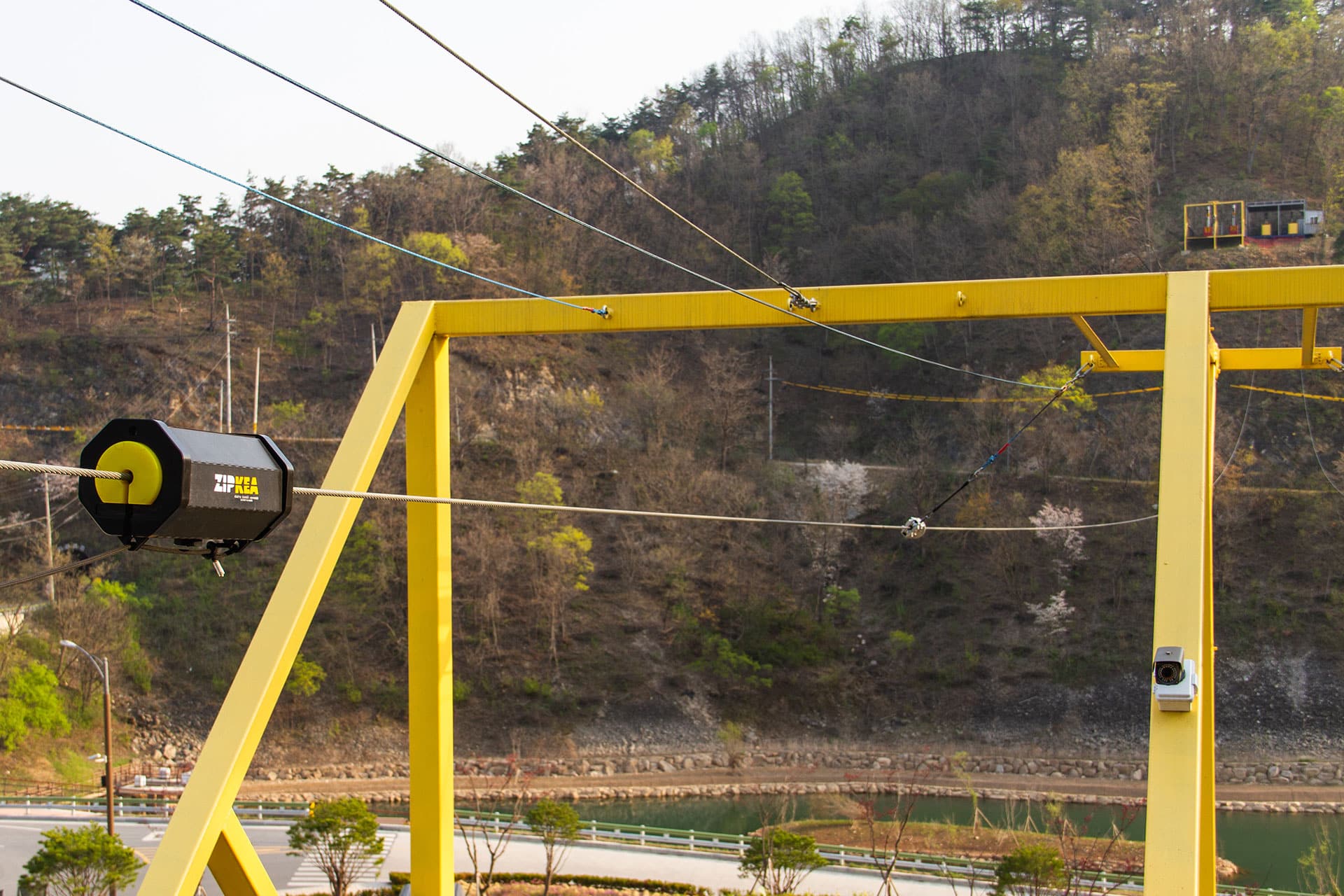 ZIPKEA system in action on zipline
